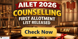 AILET 2026 Counselling First Allotment List Released; Check Now @nationallawuniversitydelhi.in